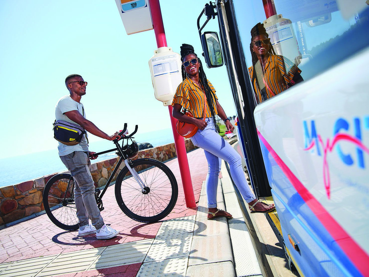 boarding bus